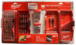 48 32 8003 H Milwaukee 90 piece Drill and Driver Set  