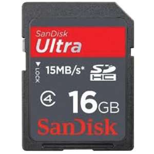  Sandisk Sdhc Ultra Memory Card 16gb 