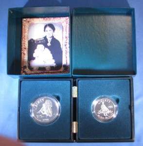 1995 S Commemerative Civil War Silver Dollar And Clad Half Dollar 