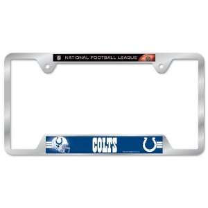  Indianapolis Colts Metal License Plate Frame Automotive
