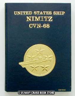 USS NIMITZ CVN 68 DESERT STORM CRUISE BOOK 1989 1991  