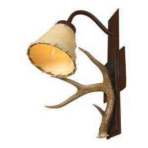  Coues Antler Single Light Wall Sconce Pair