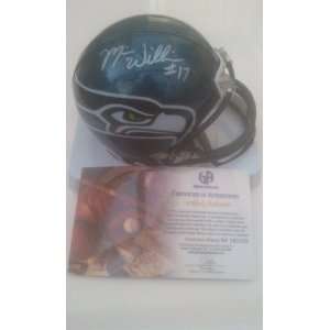 Mike Williams Signed Seattle Seahawks Mini Helmet 