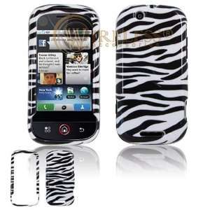  Motorola CLIQ MB200 PDA Cell Phone Black/White Zebra 