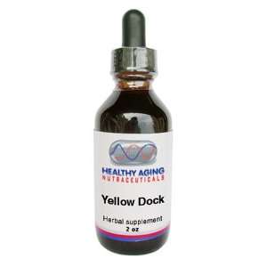  Healthy Aging Nutraceuticals Yellow Dock 2 Ounce Bottle 