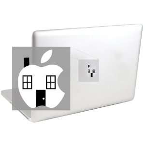 Apple House Vinyl Laptop Decal Sticker. Apple Macbook Modification 