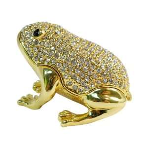  Bedazzled Frog Collectible Trinket Jewelry Box