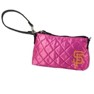  MLB San Francisco Giants Pink Quilted Wristlet Sports 