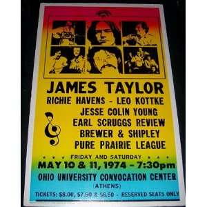  James Taylor & Richie Havens 1974 Ohio University Concert 