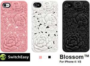   Blossom Case For ALL iPhone4 & 4S (AT&T/Verizon) Pink/White/Black