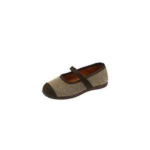  Chuches   Mary Jane (Toddler/Youth) (Brown Houndstooth 
