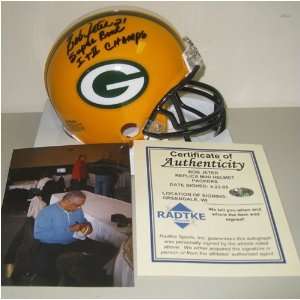 Bob Jeter Autographed Green Bay Packers Mini Helmet  