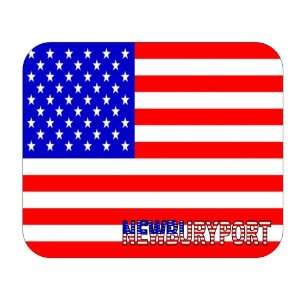  US Flag   Newburyport, Massachusetts (MA) Mouse Pad 