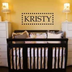  Rectangle Dot Personalized Nursery Wall Decal Baby