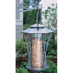  Dragonfly Silhouette Feeder Pewter Silver Patio, Lawn 