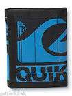 NEW* QUIKSILVER SURF WALLET ID TRIFOLD Blue VELCRO