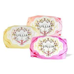  Lollia Set of 3 Believe Shea Butter Gift Soaps Beauty