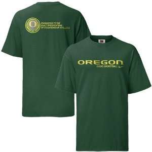 Nike Oregon Ducks Green Basketball Practice T shirt 