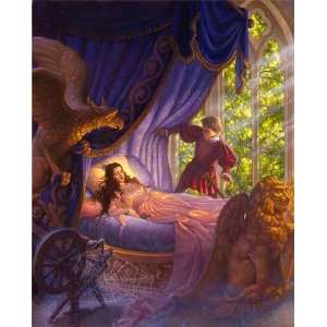  Scott Gustafson   Sleeping Beauty Canvas Giclee
