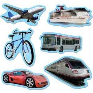  Transportation Cut Outs Toys & Games