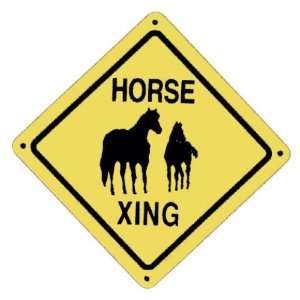  Farm & Ranch Signs   Horse X ing Patio, Lawn & Garden