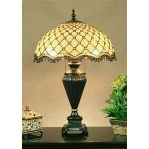   Lighting 1218TL 20T 3 Light Victorian Lace Table