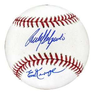  Carlos Delgado and Ed Kranepool Dual Signed MLB Baseball 