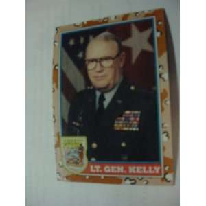 Desert Storm Collectable Cards   Lt. General Kelly   2nd Series Card 