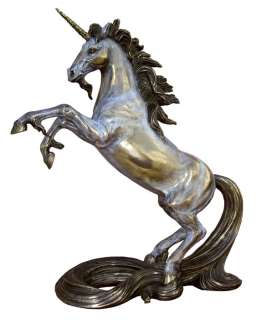 UNICORN Art Nouveau Fantasy Horse Statue Figure Sculpture Bronze 10 1 