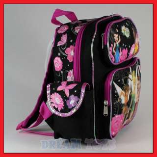 Disney Tinkerbell 12 Toddler Black Backpack Girls Bag  