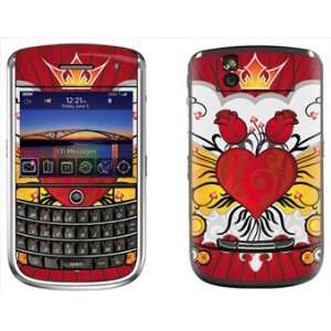  Rose Heart Skin for Blackberry Tour 9630 Phone Cell 