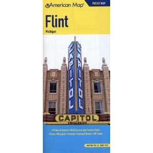 Flint Michigan Pocket Map (American Map)