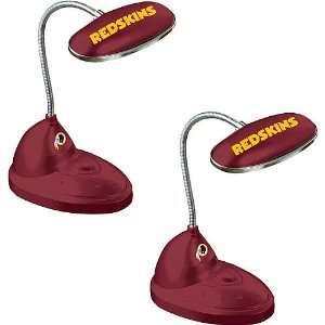  Memory Company Washington Redskins LED Desk Lamp   set of 