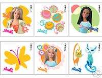 12 BARBIE Mattel Temporary Tattoos Party Favors ~ # 2  