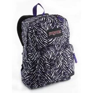  Jansport Zebra Superbreak Backpack in Black/White and 