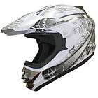 Adult DOT ATV Motocross Helmets 194 White