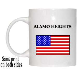  US Flag   Alamo Heights, Texas (TX) Mug 