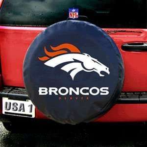  Denver Broncos NFL Spare Tire Cover by Fremont Die (Black 