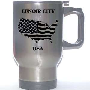  US Flag   Lenoir City, Tennessee (TN) Stainless Steel Mug 