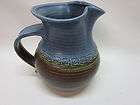 Blue/Brown Matte Glaze Batter Pitcher Pottery by Denise