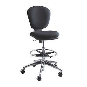 Safco 3442 Metro Extended Height Drafting Chair Black  