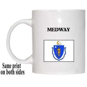    US State Flag   MEDWAY, Massachusetts (MA) Mug 