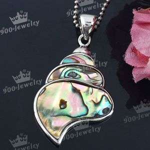 Abalone MOP Shell Conch Bead Necklace Pendant Jewelry  