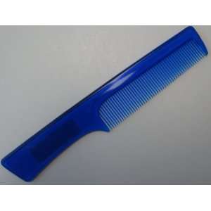  Blue Hair Comb with Handle   8 1/2 inches x 2 1/2 inches 