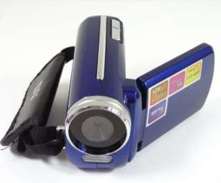 New Mini Digital Video Camera DV Camcorder 12MP 4xZoom 1.8 LCD Blue 