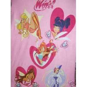  Winx Club Panel Fleece Blanket Throw