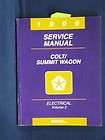 1996 Dodge Colt Eagle Summit Wagon Factory Dealer Repair Manual 2 