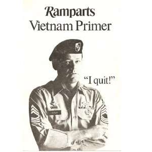   Vietnam Primer I Quit Editors of Ramparts Magazine Books