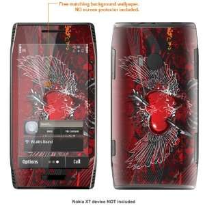   Decal Skin STICKER for Nokia X7 case cover X7 364 Electronics