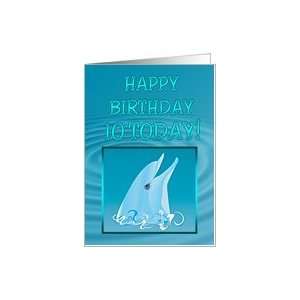  A Happy dolphin card for a 10 year old Card Toys & Games